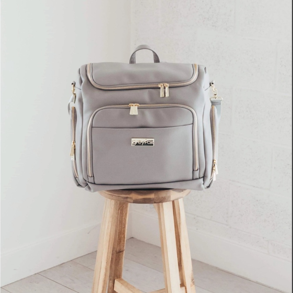 Grey Fox Diaper Bag- brand new